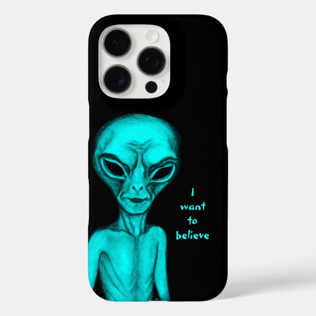 Coques Case-Mate iPhone Alien, je veux croire (Verso)