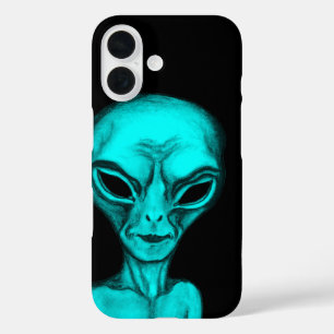 Coque Pour iPhone 16 Alien, je veux croire