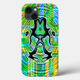 Case-Mate iPhone Case Alien méditant psychédélique coloré v3