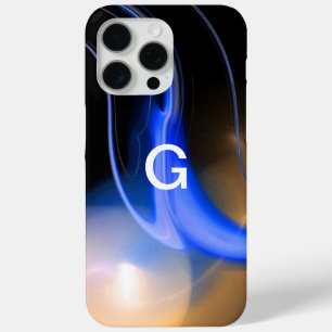 Coque iPhone 15 Pro Max ALIEN PEARL MONOGRAM Bleu Brown