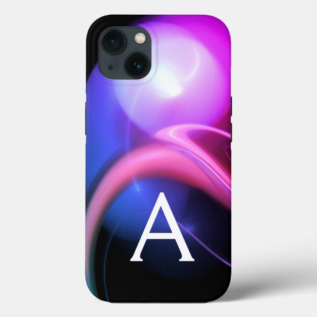 Coques Case-Mate iPhone ALIEN PEARL MONOGRAM PinkPurple Fractals (Verso)