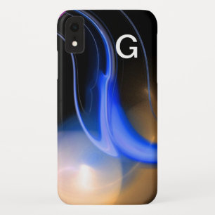 Coque Pour iPhone XR ALIEN PEARL monogramme violet