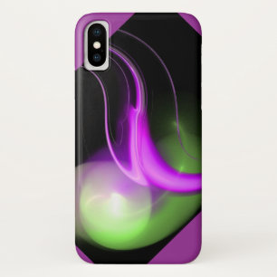 Etui iPhone Case-Mate ALIEN PEARL noir violet