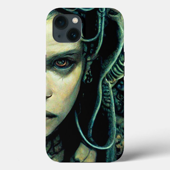 Coques Case-Mate iPhone Alien Tech Girl Science Fiction (Verso)