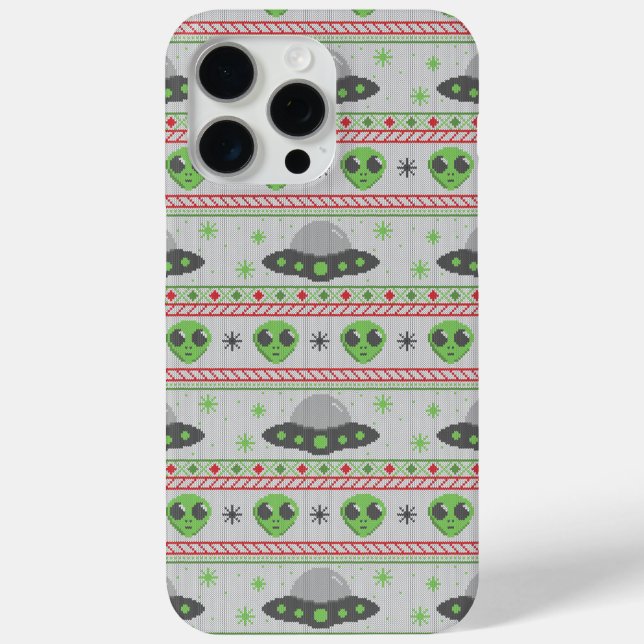 Coques Case-Mate iPhone Alien Vilain Sweat de Noël (Verso)