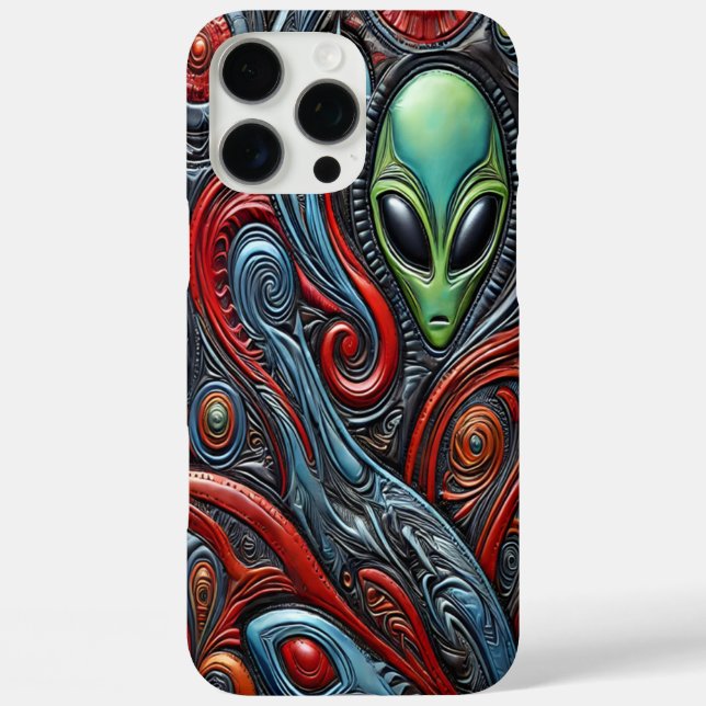 Coques Case-Mate iPhone Aliens engagés dans l'énergie cosmique (Verso)
