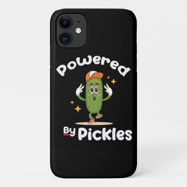 Coques Case-Mate iPhone Alimenté par Pickles Nourriture Conserve Drôle (Dos)