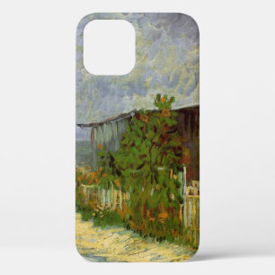 Coque iPhone 12 Allée de Montmartre et Tournesols par Vincent van