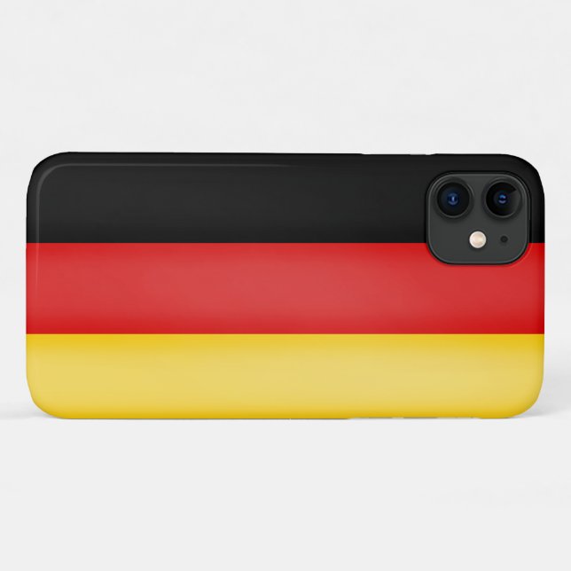 Coques Case-Mate iPhone Allemagne Drapeau Deutschland patriotique allemand (Dos (Horizontal))