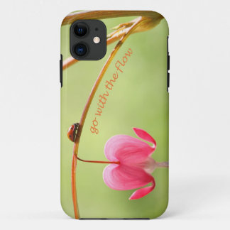 Coque Case-Mate iPhone Allez avec la coccinelle et la fleur d'écoulement