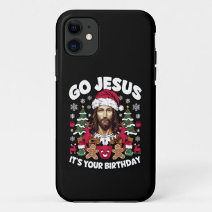 Case-Mate iPhone Case Allez Jésus C'est ton Anniversaire Vilain Chandail