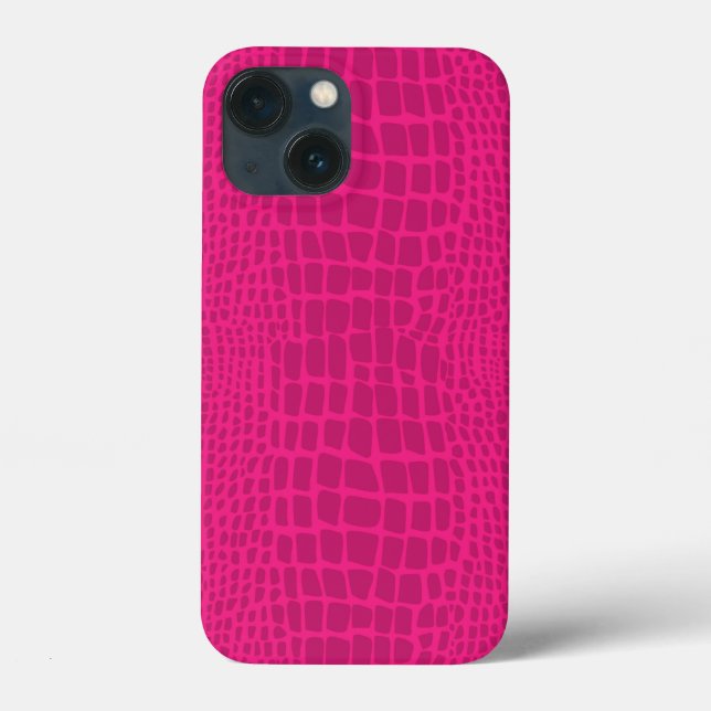 Coques Case-Mate iPhone alligator rose imprimer peau de crocodile (Verso)
