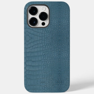 Coque Case-Mate iPhone Alligator Turquoise Texture Imprimer