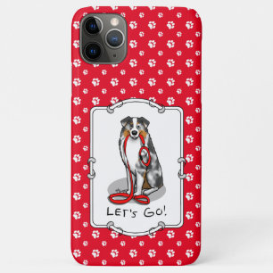 Case-Mate iPhone Case Allons-y ! Berger australien (bleu merle tan/w 1)