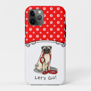 Case-Mate iPhone Case Allons-y ! (marcher) Chien Carlin (pâle) Lèc mou