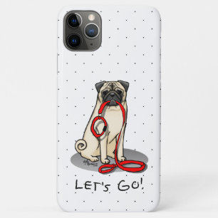 Case-Mate iPhone Case Allons-y ! (marcher) Chien Carlin (pâle) Lèc mou