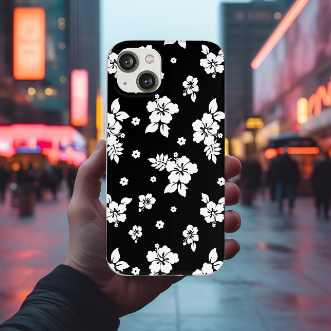 Coques Case-Mate iPhone Aloha Black Classic Hawaiian Motif sans fil (Créateur téléchargé)