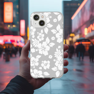 Case-Mate iPhone Case Aloha Gray Classic Hawaiian Hibiscus Imprimer