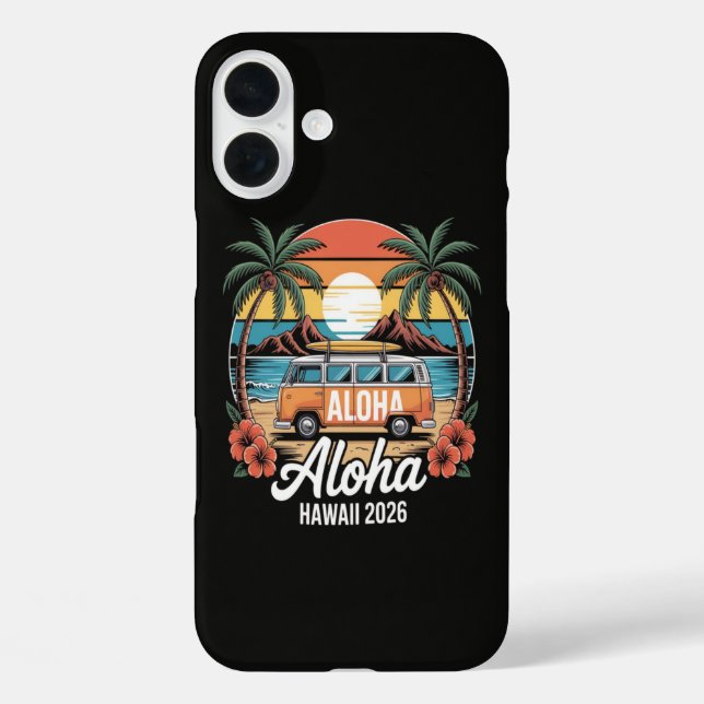 Coques Case-Mate iPhone Aloha Hawaï 2026 (Verso)