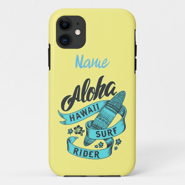 Coques Case-Mate iPhone Aloha Hawaii Surf Rider Thunder_Cove (Dos)
