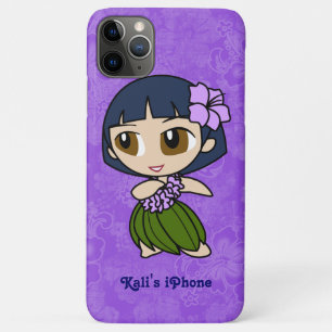 Coque Case-Mate iPhone Aloha Honeys Fille Hula Violette Hawaïen Hibiscus