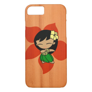 Coques Pour iPhone Aloha Honeys Hawaiian Hula Girl Faux Wood