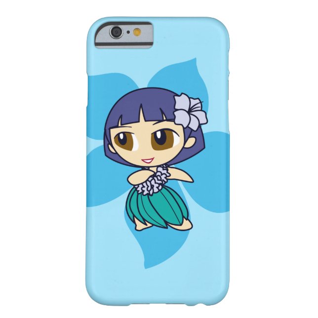 Coques Case-Mate iPhone Aloha Honeys Hawaiian Turq Hibiscus Hula Girl (Dos)