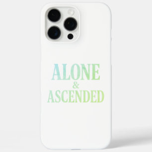 Coque iPhone 16 Pro Max Alone & Ascended - L'art de la solitude élevée