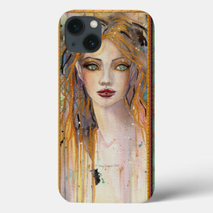 Coques Pour iPhone Aloof Belle Femme Imaginaire Art Abstrait