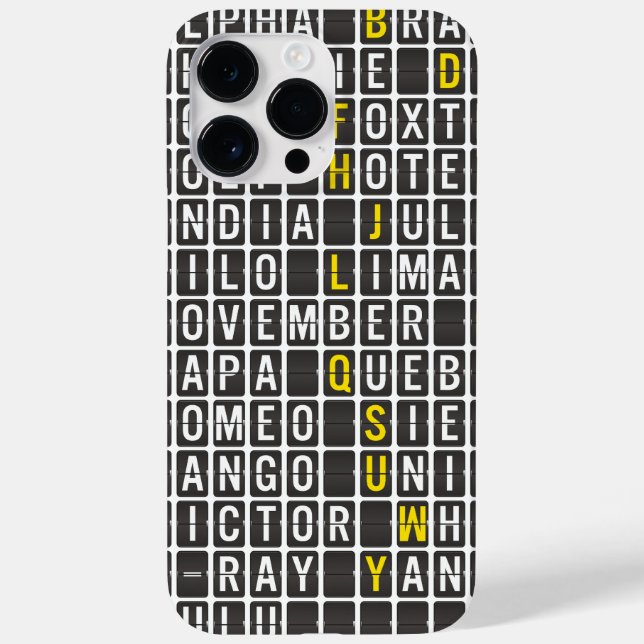 Coques Case-Mate iPhone Alpha-Bravo-Charlie (Verso)