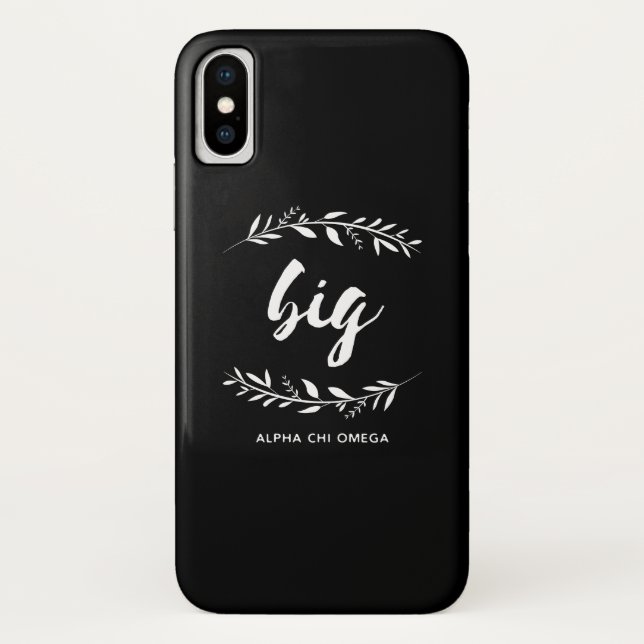 Coques Case-Mate iPhone Alpha Chi Omega | Grande Couronne (Dos)