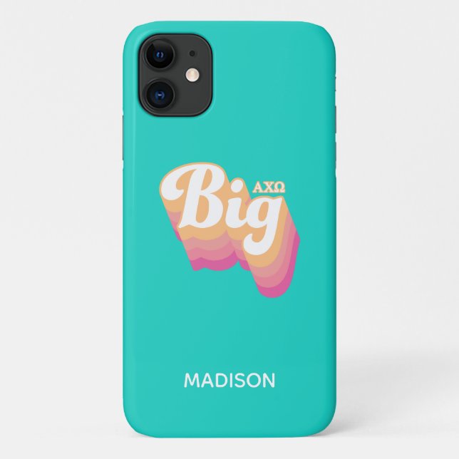 Coques Case-Mate iPhone Alpha Chi Omega| Gros (Dos)