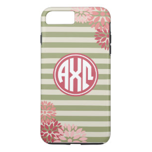 Coque iPhone 7 Plus Alpha Chi Omega   Motif de bande monographique