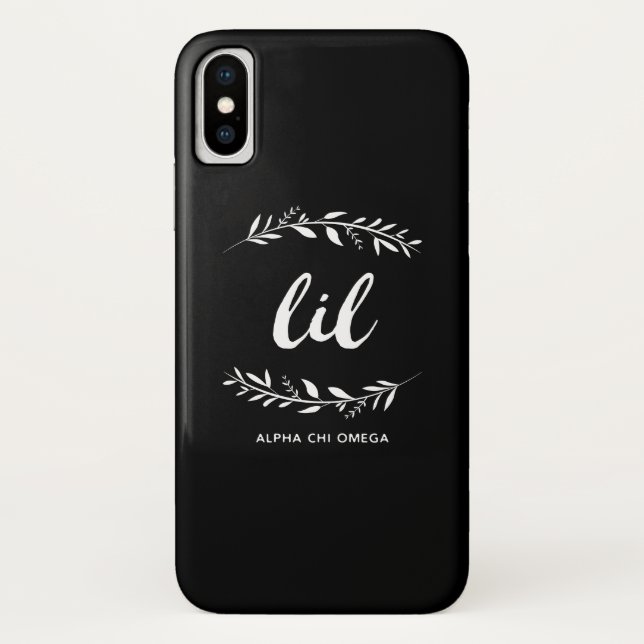 Coques Case-Mate iPhone Alpha Chi Omega | Petit Couronne (Dos)