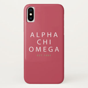 Case-Mate iPhone Case Alpha est d'Omega de Chi. 1885