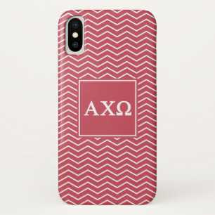 Coque Case-Mate Pour iPhone Alpha motif d'Omega Chevron de Chi
