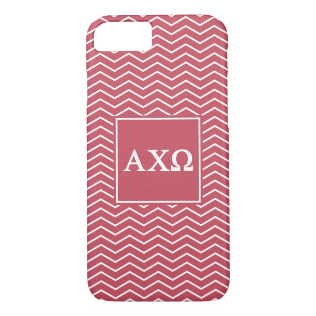 Coques Case-Mate iPhone Alpha motif d'Omega | Chevron de Chi (Dos)