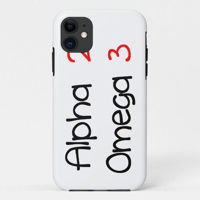 Coques Case-Mate iPhone alpha omega (Dos)