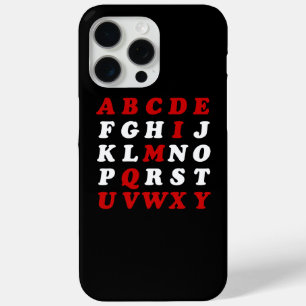Coque Case-Mate iPhone Alphabet anglais