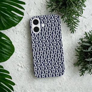 Coque Pour iPhone 16 Alphabet Initiales personnalisées Monogrammes