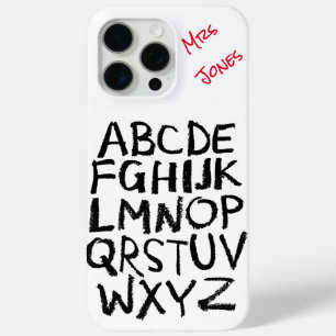 Coque Case-Mate iPhone Alphabet personnalisé de l'enseignant
