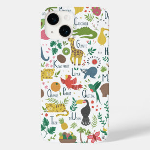 Coque Case-Mate iPhone Alphabet tropical pour enfants