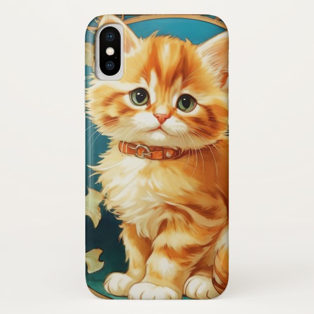 Coques Case-Mate iPhone Alphonse Mucha Art Nouveau Chat (Dos)