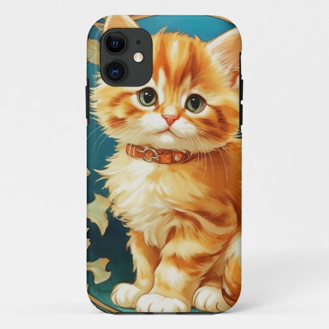 Coques Case-Mate iPhone Alphonse Mucha Art Nouveau Chat (Dos)