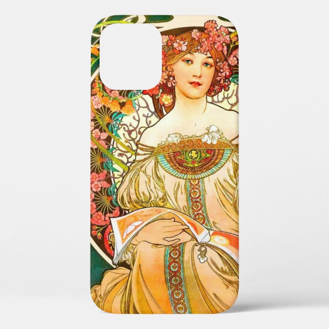 Coques Case-Mate iPhone Alphonse Mucha Art Nouveau Daydream (Verso)