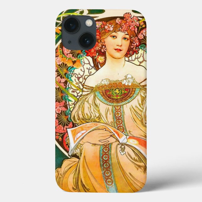Coques Case-Mate iPhone Alphonse Mucha Art Nouveau Daydream (Verso)