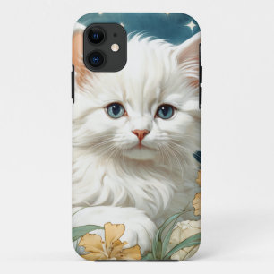 Case-Mate iPhone Case Alphonse Mucha Art Nouveau Kitten