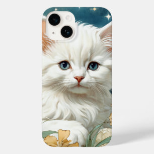 Coque Case-Mate iPhone Alphonse Mucha Art Nouveau Kitten
