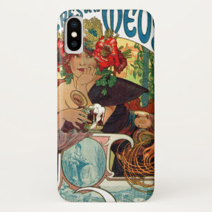 Coque Case-Mate iPhone Alphonse Mucha Bieres De La Meuse