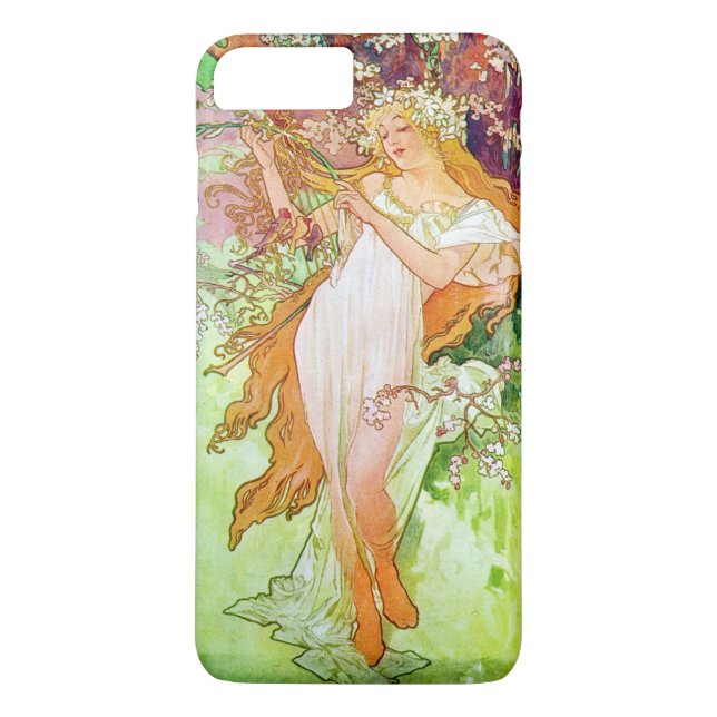 Coques Case-Mate iPhone Alphonse Mucha Girl in Garden (Dos)